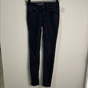 Vintage BullHead Jeans Black Gray Low Rise Crescent Legging Pacsun Slim Skinny